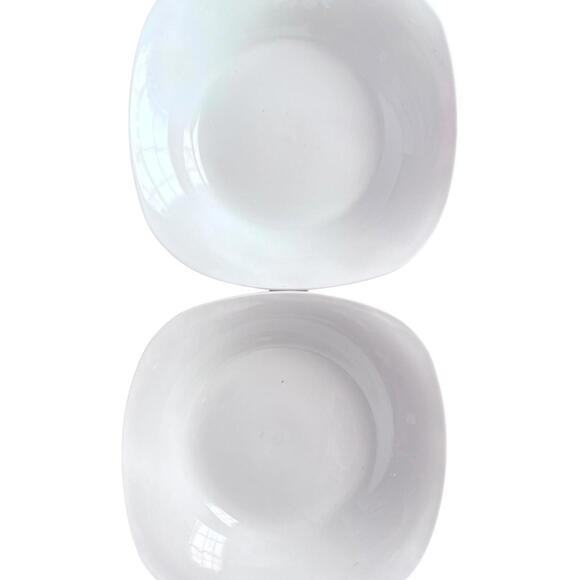 Crate & Barrel Aspen Rimmed Porcelain Pasta Bowl - Picture 2 of 2